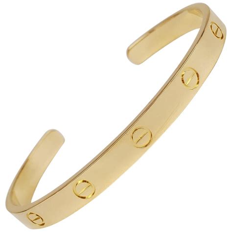 cartier love bracelet open cuff